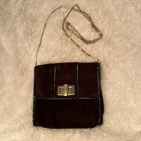 KOOBA brown suede crossbody - Picture 1 of 4
